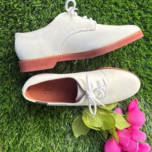 BASS SUEDE LEATHER OXFORDS 7.5 MINT GREEN